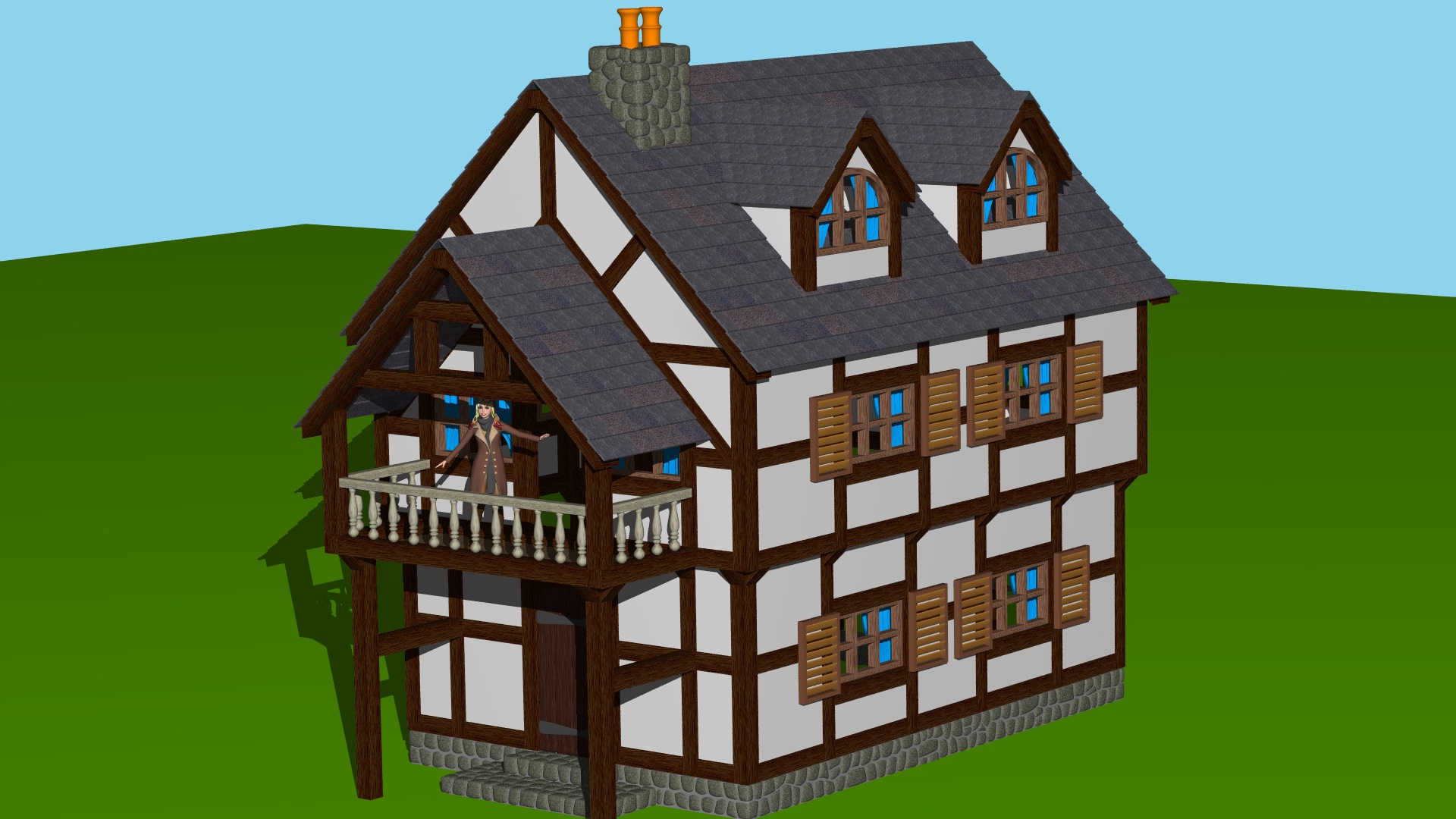 Tudor/Medieval House 